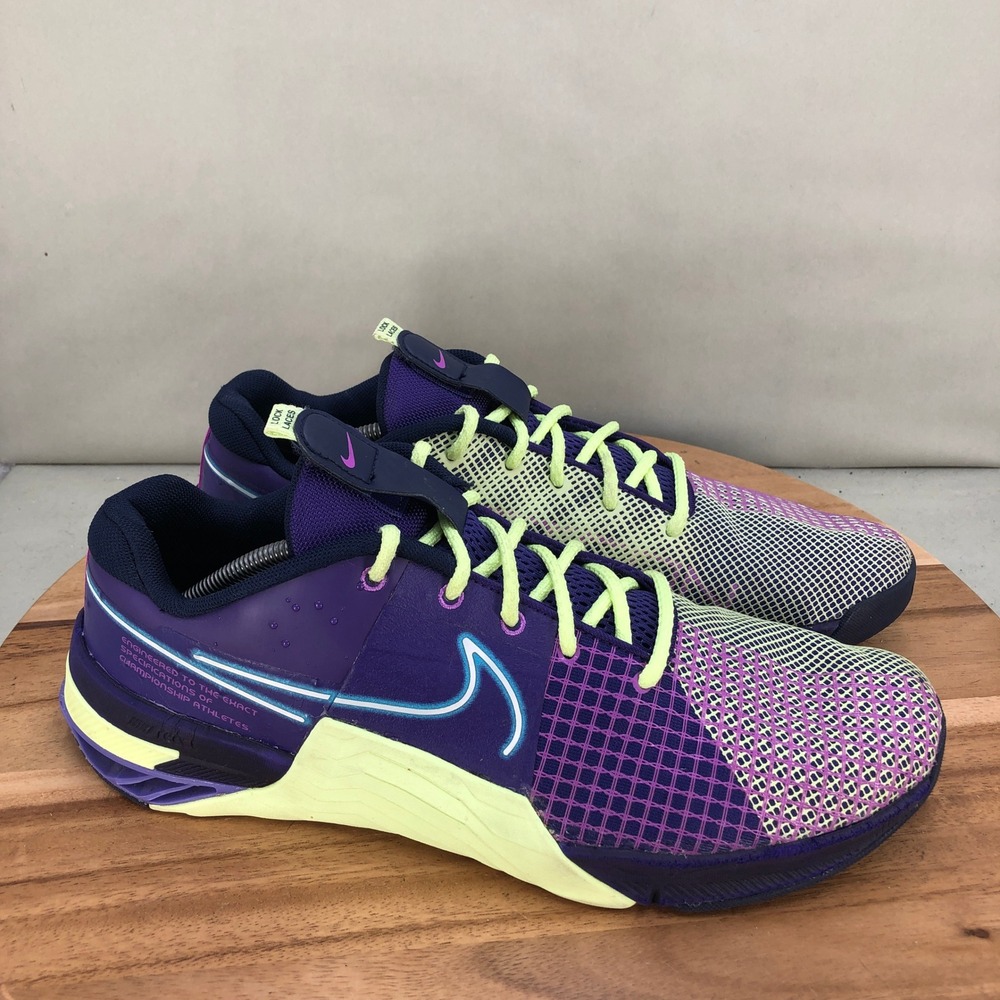 Nike Metcon 8 Cave Purple Volt Mens Training Shoe DV1206-500 Size 13 Gym Workout